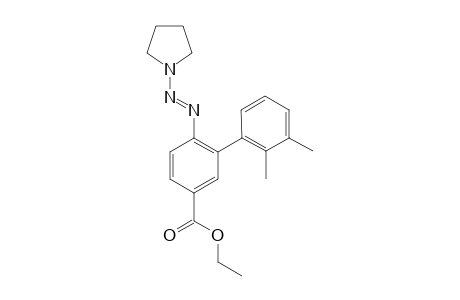 (E)-Ethyl 2',3'-dimethyl-6-(pyrrolidin-1-yldiazenyl)-[1,1'-biphenyl]-3-carboxylate