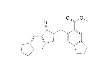 6-[(3-keto-2,5,6,7-tetrahydro-1H-s-indacen-2-yl)methyl]indane-5-carboxylic acid methyl ester
