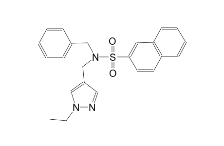 2-naphthalenesulfonamide, N-[(1-ethyl-1H-pyrazol-4-yl)methyl]-N-(phenylmethyl)-