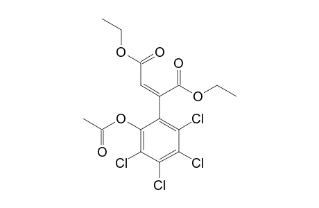 Diethyl (2-acetoxy-3,4,5,6-tetrachlorophenyl)maleate