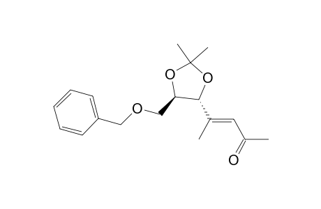 (4R,5R)- 2,2-Dimethyl-4-(1-methyl-3-oxo-1-butenyl)-5-[(phenylmethoxy)methyl]-1,3-dioxolane