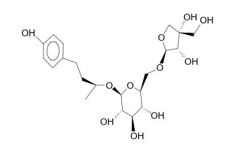 (2R)-4-(4-HYDROXYPHENYL)-2-BUTANOL-2-O-BETA-D-APIOFURANOSYL-(1->6)-BETA-D-GLUCOPYRANOSIDE