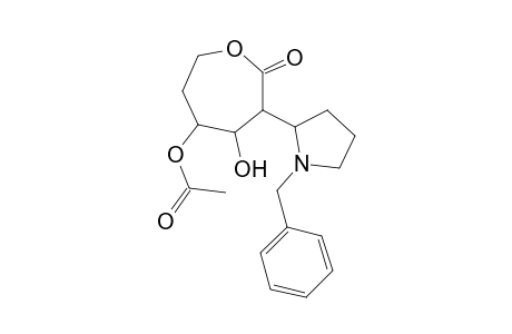 (3RS,4SR,5SR)-5-Acetoxy-3-[(2RS)-N-benzylpyrrolidin-2-yl]-4-hydroxyoxepan-2-one