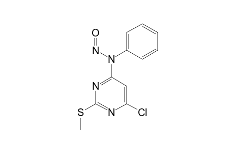 6-CHLORO-2-METHYLTHIO-N-PHENYL-N-NITROSO-PYRIMIDIN-4-AMINE