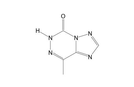 8-METHYL-s-TRIAZOLO[2,3-d]-as-TRIAZIN-5(6H)-ONE