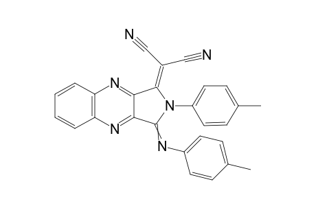 [2-(4-Methylphenyl)-3-(4-methylphenylimino)-2,3-dihydro-1H-pyrrolo[3,4-b]quinoxalin-1-ylidene]propanedinitrile