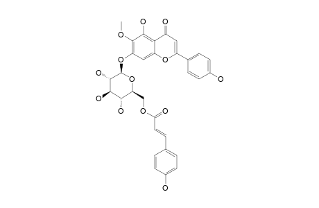 HISPIDULIN-7-(6-E-PARA-COUMAROYL-BETA-D-GLUCOPYARNOSIDE)