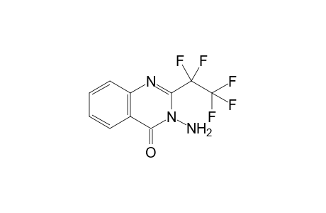3-Amino-2-(1,1,2,2,2-pentafluoroethyl)-4-quinazolinone