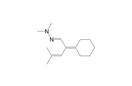 N-[(E)-(2-cyclohexylidene-4-methyl-pent-3-enylidene)amino]-N-methyl-methanamine