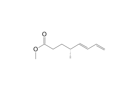 Methyl (4R),5(E)-4-methyl-5,7-octadienoate