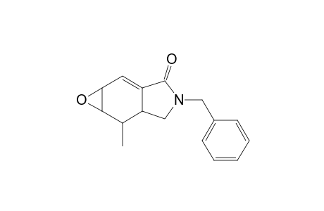 3a,4,5,6-tetrahydro-1-oxo-2-benzyl-4-methylisoindolin-5,6-epoxide