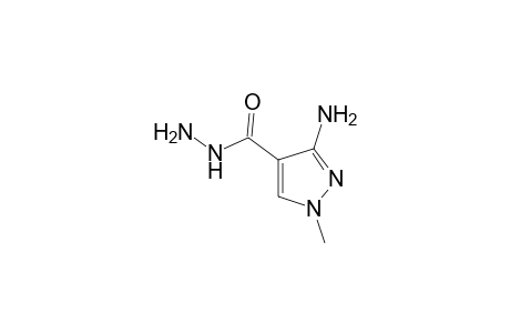 3-amino-1-methylpyrazole-4-carboxylic acid, hydrazide