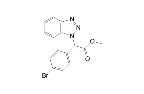 methyl 2-(benzotriazol-1-yl)-2-(4-bromophenyl)acetate