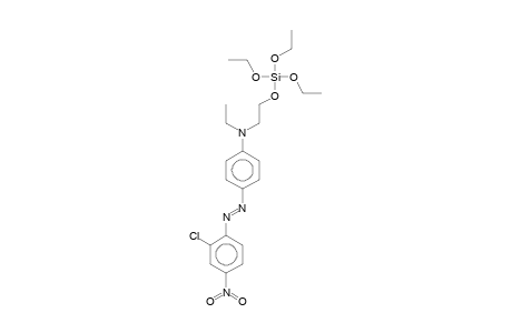 2-[4-[(E)-(2-Chloro-4-nitrophenyl)diazenyl](ethyl)anilino]ethyl triethyl orthosilicate