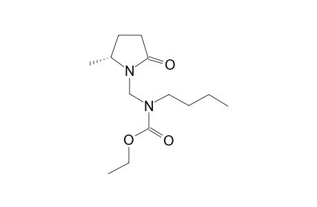 (5R)-5-Methyl-1-{[N-(ethoxycarbonyl)-3'-methylpropylamino]methyl}-2-pyrrolidinone