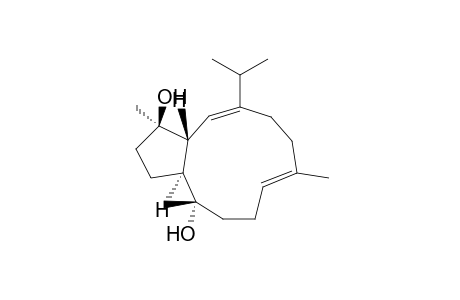(3R,3aR,4E,8E,12S,12aS)-3,8,12-trimethyl-5-propan-2-yl-1,2,3a,6,7,10,11,12a-octahydrocyclopenta[11]annulene-3,12-diol