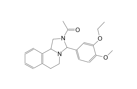 1-[3-(3-ethoxy-4-methoxy-phenyl)-3,5,6,10b-tetrahydro-1H-imidazo[5,1-a]isoquinolin-2-yl]ethanone