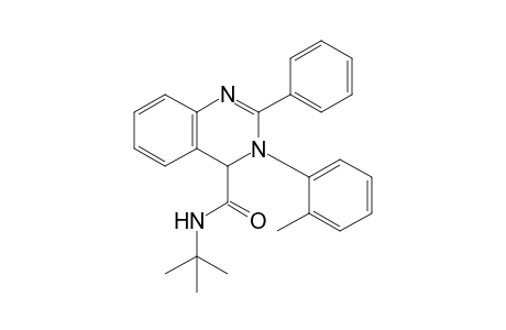 N-tert-Butyl-3-(o-tolyl)-2-phenyl-3,4-dihydro quinazoline-4-carboxamide
