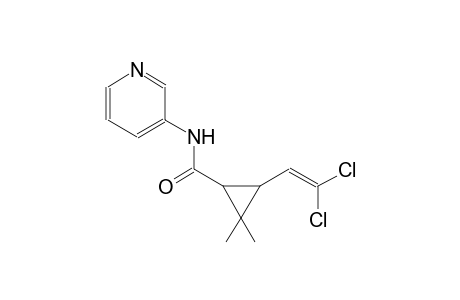 cyclopropanecarboxamide, 3-(2,2-dichloroethenyl)-2,2-dimethyl-N-(3-pyridinyl)-