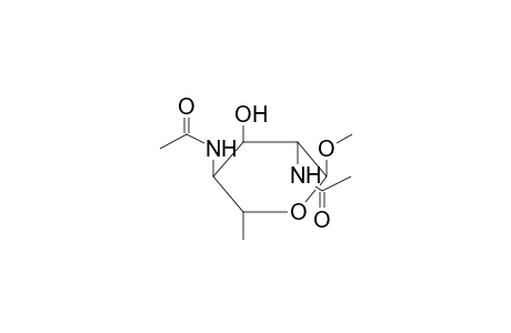 METHYL 2,4-DIACETAMIDO-2,4,6-TRIDEOXY-ALPHA-D-ALTROPYRANOSIDE