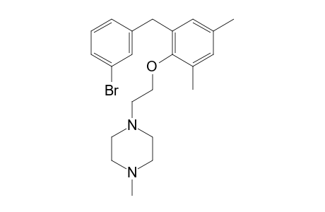 1-(2-(2-(3-Bromobenzyl)-4,6-dimethylphenoxy)ethyl)-4-methylpiperazine