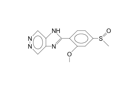 2-(2-Methoxy-4-methylsulfinyl-phenyl)-1H-imidazo (4,5-D)pyridazine