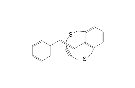 14-[(E)-2-phenylethenyl]-3,8-dithiabicyclo[8.3.1]tetradeca-1(14),10,12-trien-5-yne