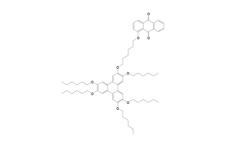 1-[6-(3,6,7,10,11-pentahexoxytriphenylen-2-yl)oxyhexoxy]-9,10-anthraquinone