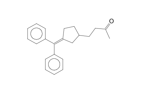 4-(3-benzhydrylidenecyclopentyl)butan-2-one
