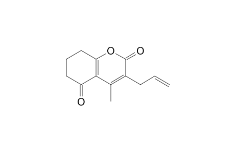 3-Allyl-4-methyl-7,8-dihydro-2H-chromene-2,5(6H)-dione