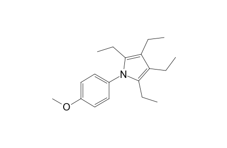 2,3,4,5-Tetraethyl-1-(p-methoxyphenyl)-1H-pyrrole