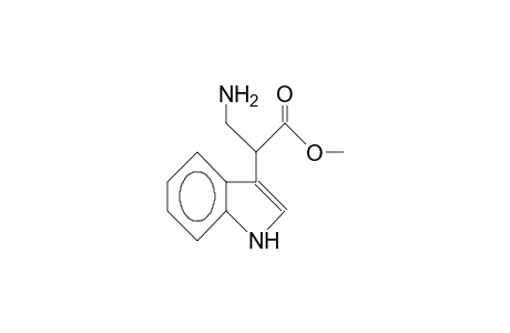 2-Aminomethyl-2-(indol-3-yl)-acetic acid, methyl ester