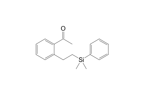 2'-[2-(Dimethylphenylsilyl)ethyl]acetophenone