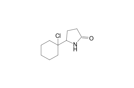 (+-)-5-(1-Chlorocyclohexyl)pyrrolidin-2-one
