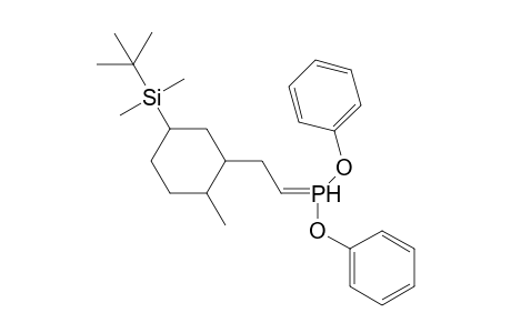 [2-[3-(tert-Butyldimethylsilyl)-6-methylcyclohexyl]ethylidene]diphenylphosphonate