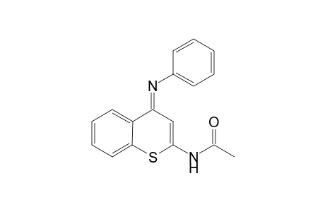 2-Acetimido-4-phenylimino-1-thiochromene