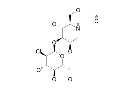 3-O-(2-CHLORO-2-DEOXY-ALPHA-D-GLUCOPYRANOSYL)-1,5-DIDEOXY-1,5-IMINO-D-MANNITOL-HYDROCHLORIDE
