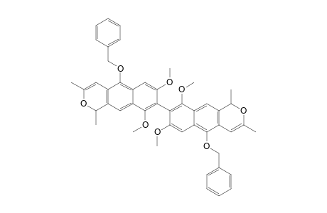 5,5'-bis(Benzyloxy)-7,7',9,9'-tetramethoxy-1,1',3,3'-tetramethyl-1H,1'H-8,8'-dibenzo[g]isochromene