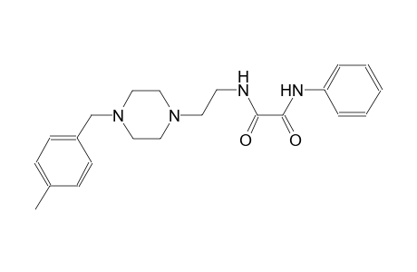 ethanediamide, N~1~-[2-[4-[(4-methylphenyl)methyl]-1-piperazinyl]ethyl]-N~2~-phenyl-