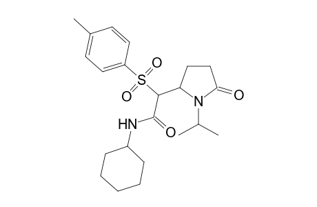 erythro/threo-N-Cyclohexyl-2-(1-isopropyl-5-oxotetrahydro-1H-2-pyrrolyl)-2-tosylacetamide