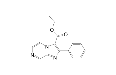 3-ETHOXYCARBONYL-2-PHENYLIMIDAZO-[1,2-A]-PYRAZINE
