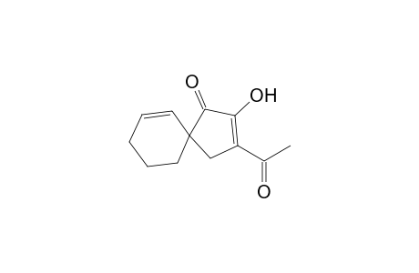 8-Acetyl-9-hydroxyspiro[5.4]deca-4,8-dien-10-one