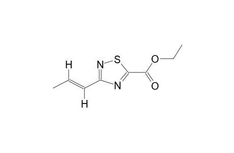 3-(1-PROPENYL)-5-CARBOMETHOXY-1,2,4-THIADIAZOLE