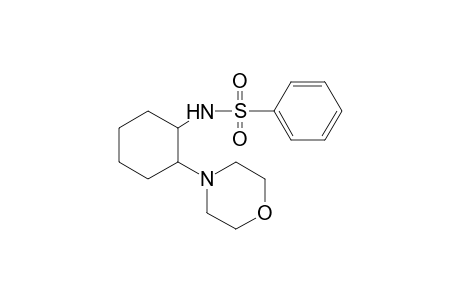 Benzenesulfonamide, N-(2-morpholin-4-ylcyclohexyl)-