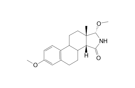 3,17.alpha.-dimethoxy-16-aza-14.beta.-1,3,5,(10)-estratrien-15-one