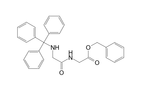 Glycine, N-[N-(triphenylmethyl)glycyl]-, phenylmethyl ester