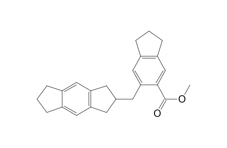 6-(1,2,3,5,6,7-hexahydro-s-indacen-2-ylmethyl)-2,3-dihydro-1H-indene-5-carboxylic acid methyl ester