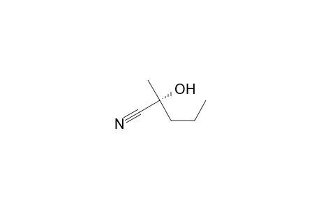 (2R)-2-hydroxy-2-methyl-pentanenitrile