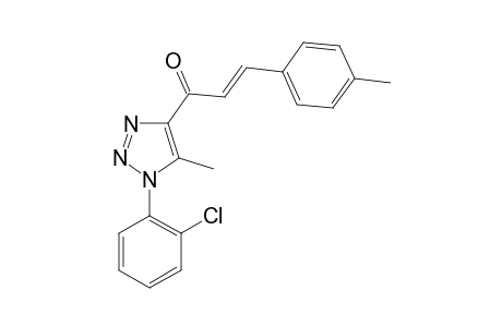 (E)-1-[1-(2-Chlorophenyl)-5-methyl-1H-1,2,3-triazol-4-yl]-3-p-tolylprop-2-en-1-one