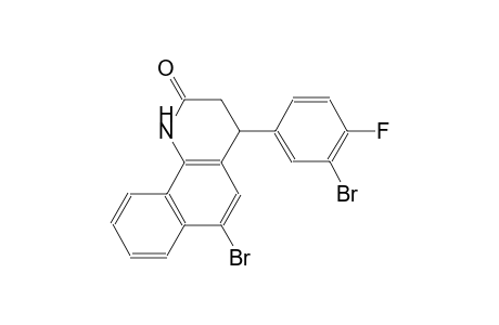 benzo[h]quinolin-2(1H)-one, 6-bromo-4-(3-bromo-4-fluorophenyl)-3,4-dihydro-